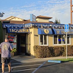 El Charrito - Outside...small cramp parking lot. .
