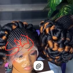 Lola's African Variety Store - Braided wigs