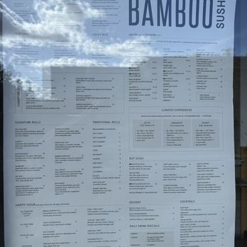 Bamboo Sushi - Menu - Sushi Bars Near Me - San Ramon, California