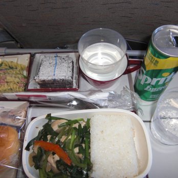 Asiana Airlines - Chicken Stir Fry with Rice - Airlines Near Me - San Francisco, California