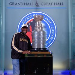 Hockey Hall of Fame - Me with Lord Stanley's cup!