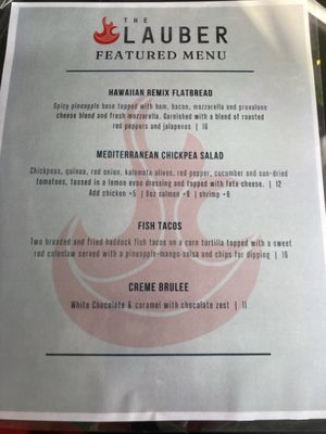 Menu photo 2 The Lauber South Bend, IN Menu photo 2 The Lauber South Bend, IN