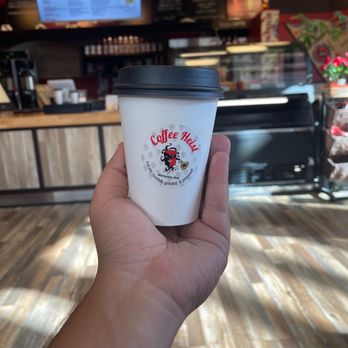 Coffee Heist Vietnamese Coffee & Matcha Tea at Mainplace - Coffee latte with caramel flavor - Coffee & Tea Near Me - Santa Ana, California