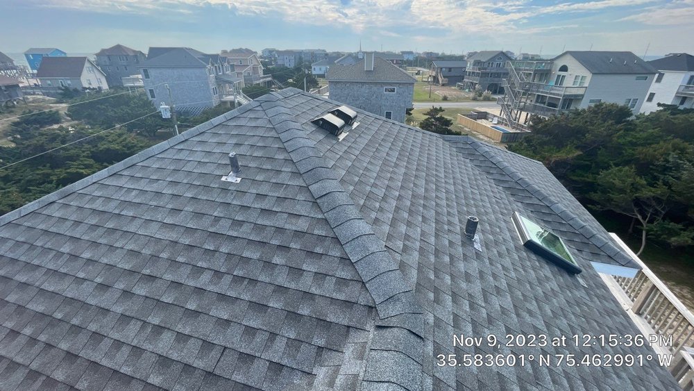 Slide of Patriots’ Roofing