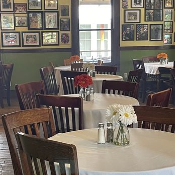 Central Perk - tables in the dinning area - American Near Me - Hamilton, Texas