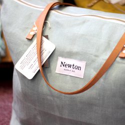 Waxed Canvas Zip Tote | Perfect for the office or quick trips. Handmade in Austin, Texas.