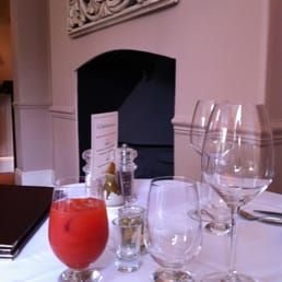 The Harrow - Canapes and freshly squeezed blood orange juice - interior - British Near Me - Marlborough, WIL