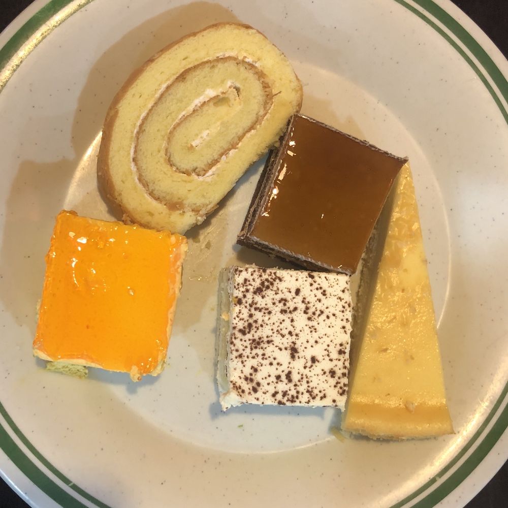 Asian Buffet - a variety of desserts on a plate - Chinese Near Me - Killeen, Texas