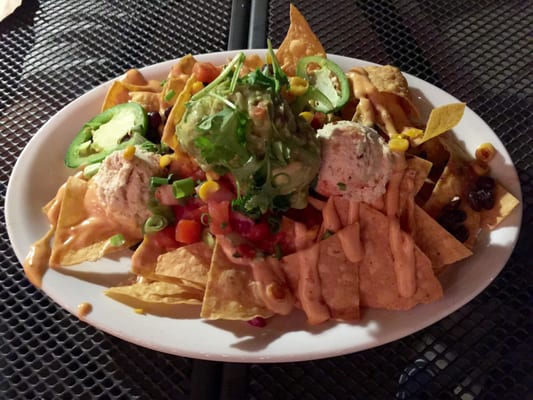 Photo of Native Foods Cafe - Santa Monica, CA, US. Native nachos... Yum!