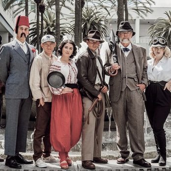 WonderCon - WonderCon 2018, a group of Indiana Jones cosplayers. - Toy Stores Near Me - Anaheim, California WonderCon - WonderCon 2018, a group of Indiana Jones cosplayers. - Toy Stores Near Me - Anaheim, California