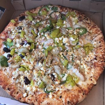 Monstrous Pizza - Chicken Mediterranean - Pizza Near Me - Covina, California Monstrous Pizza - Chicken Mediterranean - Pizza Near Me - Covina, California