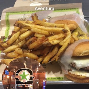 BurgerFi - The CEO & burgerFi with large fries.... still had plenty of fries left over between 2people. - Burgers Near Me - Aventura, Florida BurgerFi - The CEO & burgerFi with large fries.... still had plenty of fries left over between 2people. - Burgers Near Me - Aventura, Florida