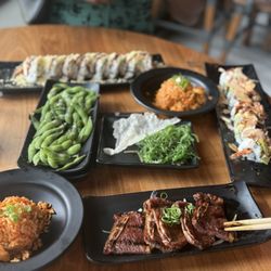 Shrimp Fried Rice, Galbi, Sea Salt Edamame.....
