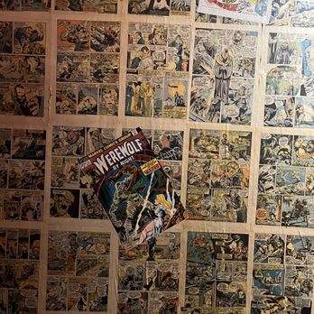 Werewolf - Wall art by the bathroom - Breakfast & Brunch Near Me - San Diego, California Werewolf - Wall art by the bathroom - Breakfast & Brunch Near Me - San Diego, California