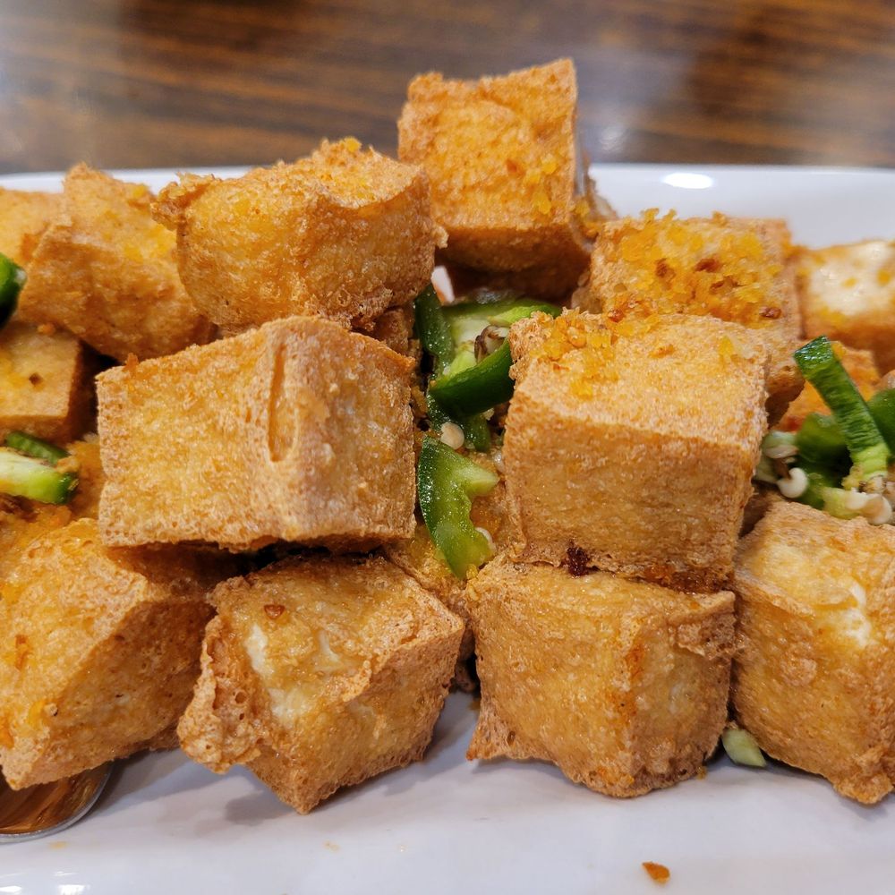 Hong Kong Chef - Salted & Pepper Fried Cube Tofu - Cantonese Near Me - San Leandro, California Hong Kong Chef - Salted & Pepper Fried Cube Tofu - Cantonese Near Me - San Leandro, California
