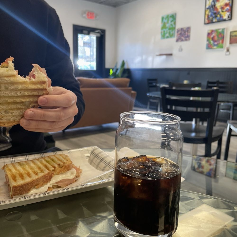 Galleria Dolce - Prosciutto Panini, iced coffee black - Bakeries Near Me - Narragansett, Rhode Island Galleria Dolce - Prosciutto Panini, iced coffee black - Bakeries Near Me - Narragansett, Rhode Island