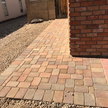 Abraham's Fence - sidewalk pavers came out great! - Fences & Gates Near Me Abraham's Fence - sidewalk pavers came out great! - Fences & Gates Near Me