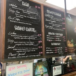 Menu board