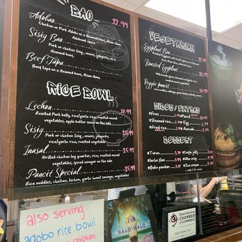 Adoboink - Menu board - Filipino Near Me - Roseville, California