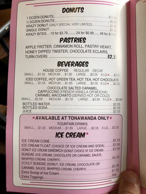 Menu photo 2 Donut Kraze Buffalo, NY