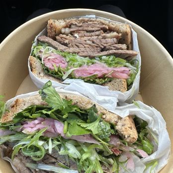 And Broth - The Pho Brisket on Rye Sandwich - Asian Fusion Near Me - Glendora, California And Broth - The Pho Brisket on Rye Sandwich - Asian Fusion Near Me - Glendora, California