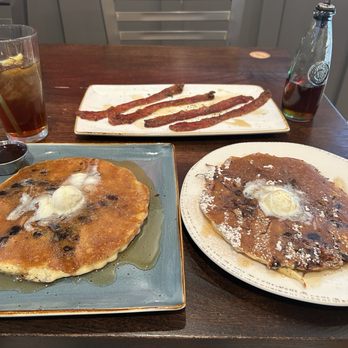 First Watch - Million Dollar Bacon Two Multigrain Pancakes - Breakfast & Brunch Near Me - Lexington, Kentucky First Watch - Million Dollar Bacon Two Multigrain Pancakes - Breakfast & Brunch Near Me - Lexington, Kentucky