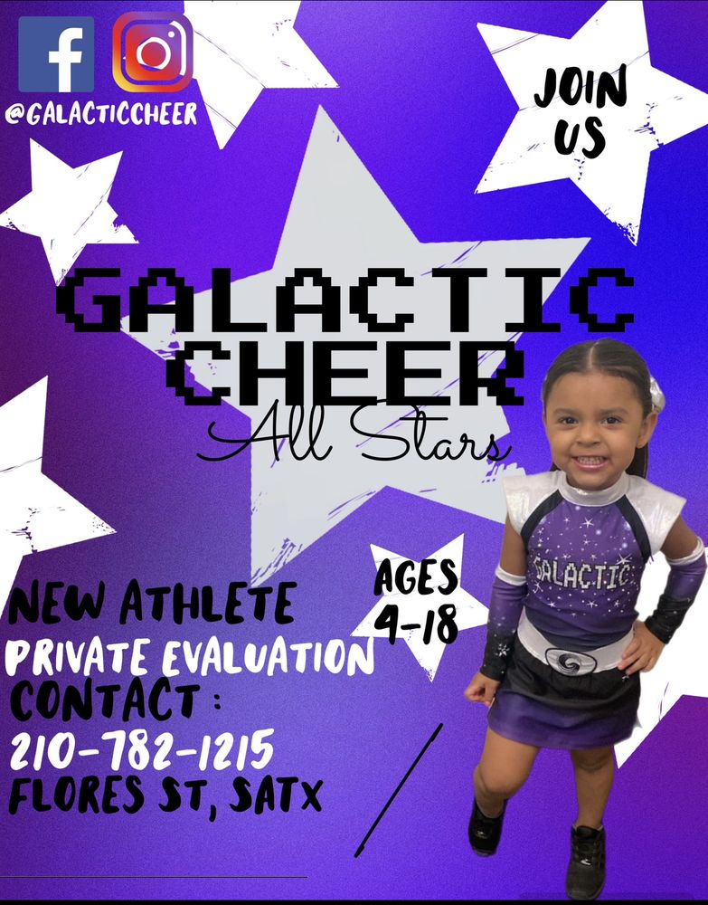 GALACTIC CHEER San Antonio, Texas Cheerleading Phone Number Yelp