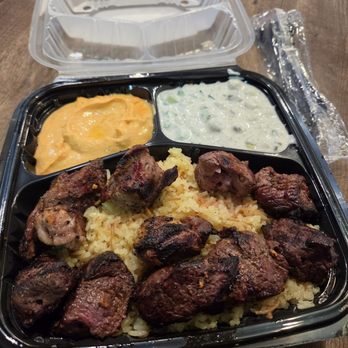 Georgie’s Mediterranean Cuisine - Combo mix with yogurt and tahini sauce - Mediterranean Near Me - Riverside, California Georgie’s Mediterranean Cuisine - Combo mix with yogurt and tahini sauce - Mediterranean Near Me - Riverside, California