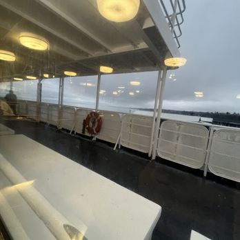 Black Ball Ferry Line - Outdoor walking deck - Tours Near Me - Port Angeles, Washington