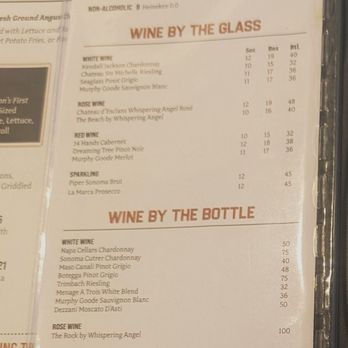 Arbuckle’s Bar & Grill - This is their Beer and Wine page of their main menu.  Photo taken January 24, 2025. - American Near Me - Virginia Beach, Virginia