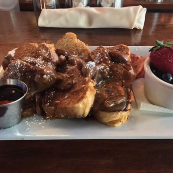 The Fork n Cork - French Toast + bacon and fresh fruit - New American Near Me - Wilmington, North Carolina The Fork n Cork - French Toast + bacon and fresh fruit - New American Near Me - Wilmington, North Carolina
