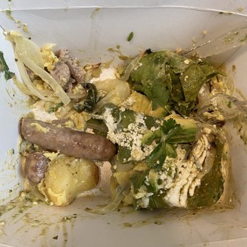 Sunflower Caffe - Two completely whole undercooked sausage links - Coffee & Tea Near Me - Sonoma, California Sunflower Caffe - Two completely whole undercooked sausage links - Coffee & Tea Near Me - Sonoma, California