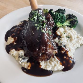 Brick 29 - Lamb shank with risotto - New American Near Me - Nampa, Idaho Brick 29 - Lamb shank with risotto - New American Near Me - Nampa, Idaho