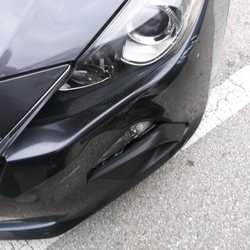 Allstate Custom Paint & Body - Before pictures of my cars bumper coming off