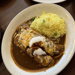Avatar's Restaurant - Enchiladas stuffed with taro