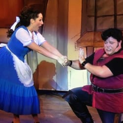 Forest Theater - The Beauty and Gaston in the Beauty and the Beast. I am a fan of Gaston!
