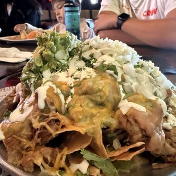 El Pescador - Downey - Carnitas Nachos with everything but the sink. - Mexican Near Me - Downey, California El Pescador - Downey - Carnitas Nachos with everything but the sink. - Mexican Near Me - Downey, California