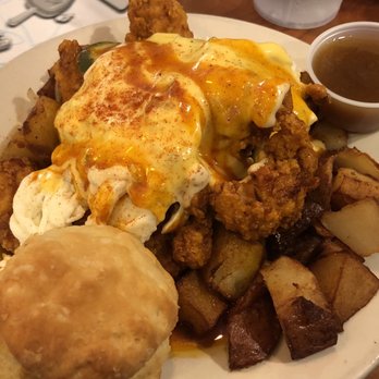 Berry Fresh Cafe - Chicken Bacon Avocado Hash no bacon... OMG! Soooo good! So big, I looked forward to lunch the next day! - Breakfast & Brunch Near Me - Jupiter, Florida