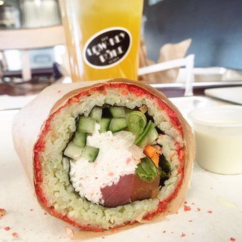 The Low-Key Poke Joint - Sushi burrito with hot cheetos! - Poke Near Me - Riverside, California