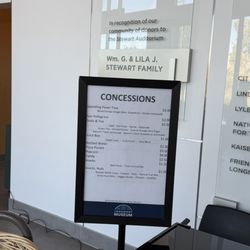 Longmont Museum & Cultural Center - Concession prices at the grand reopening October 17, 2026