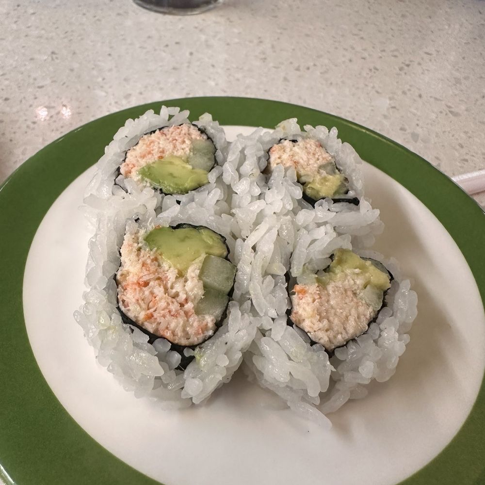 Akarii Revolving Sushi - California roll - Sushi Bars Near Me - Mansfield, Texas Akarii Revolving Sushi - California roll - Sushi Bars Near Me - Mansfield, Texas