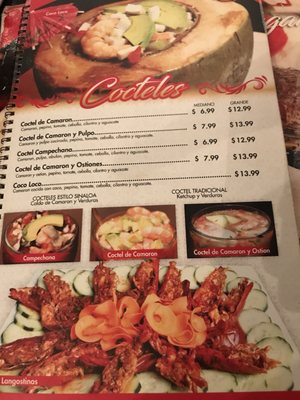Menu photo 7 Mariscos El Culichi McAllen, TX