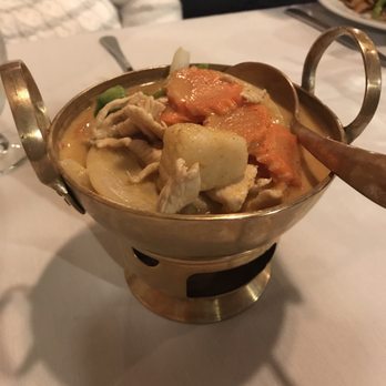 Blue Elephant Restaurant - Yellow Chicken Curry - Thai Near Me - Wilbraham, Massachusetts