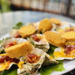 Powell's Steamer Co. & Pub - Bbq oyster's