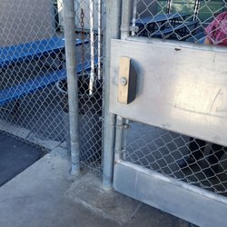 Guinn James M Elementary School - Preschool assistant did not see her and unlock the lock..she got hit by the door lock..she was bleeding and got swollen lip..