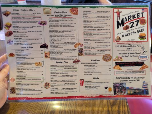 Menu photo 4 Market 27 Avon Park, FL