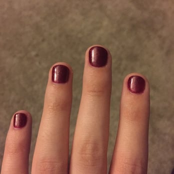 Nailicious and Spa - Beautiful sparkly dark read gel nail polish - Nail Salons Near Me - Orange, California Nailicious and Spa - Beautiful sparkly dark read gel nail polish - Nail Salons Near Me - Orange, California