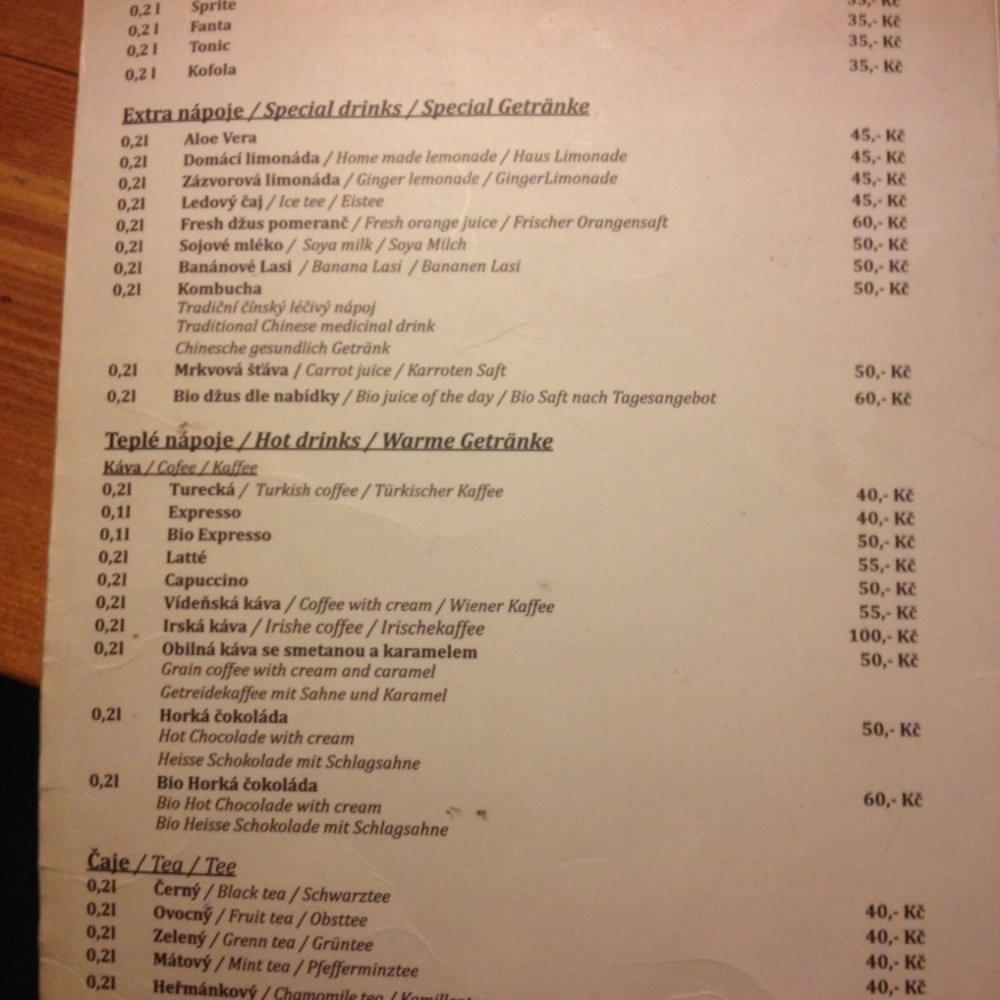 Laibon - Drinks - Vegetarian Near Me - Cesky Krumlov, JC