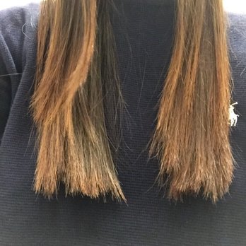 Uneven Haircut By Sylvia Doesn T Look To Bad When All My Hair Is