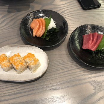TORA - Prawn roll, bluefin tuna, salmon sashimi - Japanese Near Me - Toronto, Ontario TORA - Prawn roll, bluefin tuna, salmon sashimi - Japanese Near Me - Toronto, Ontario